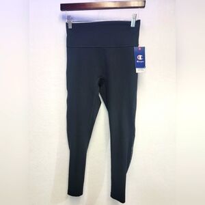 Champion Soft Touch Mesh 7/8 Tight Black Legging Women's Size Medium